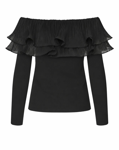 Cras Cph - Flouncecras Bluse - Black